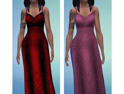 Glanz dress recolor