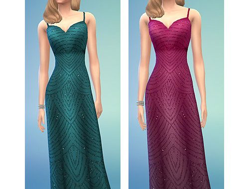 Glanz dress recolor