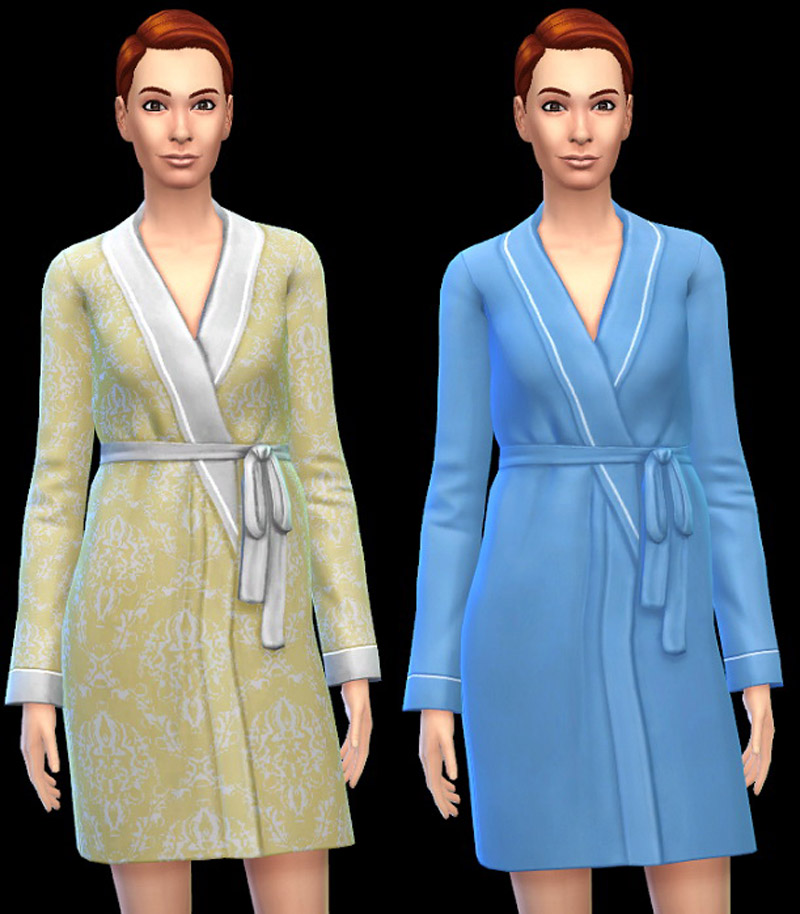 Recolors of the sleep robes (defaut and non-default) - The Sims 4 Catalog