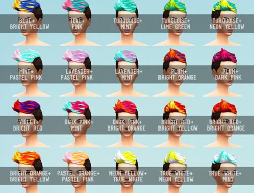 Multicoloured set 120 recolors