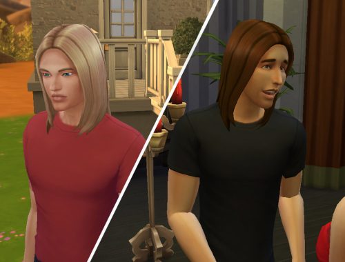 Straight Hair for males