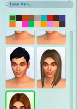 Straight Hair for males