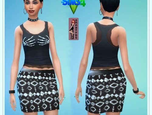 Tops & Skirt