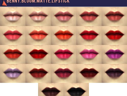 Matte Lipstick 22 Shades