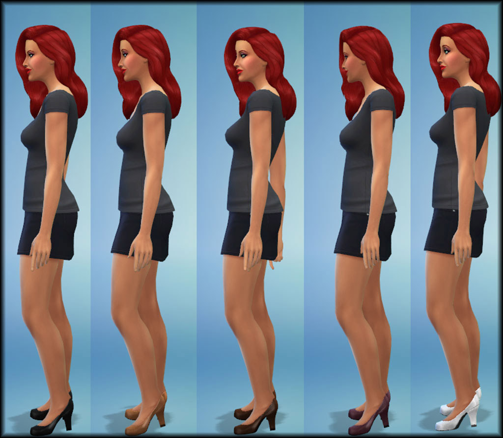 Maxis Pumps with Thicker Heel - The Sims 4 Catalog