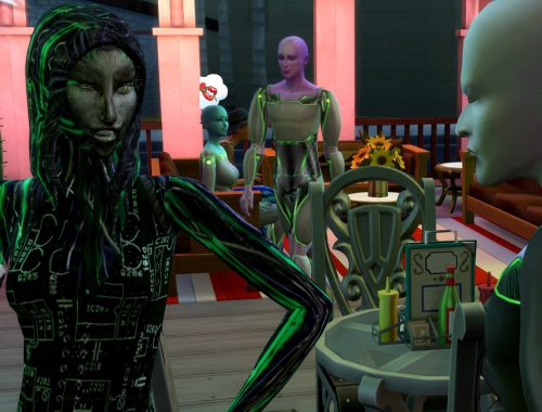 SHODAN from System Shock SCI FI sims model