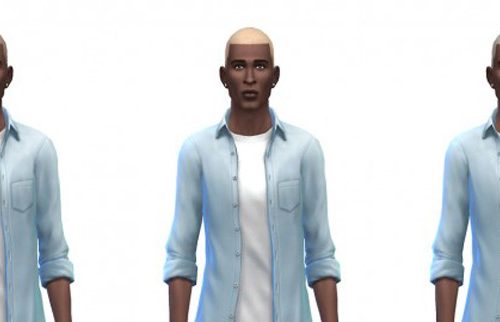 Buzz cut hair AM 12 recolors