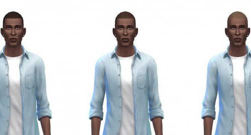 Buzz cut hair AM 12 recolors