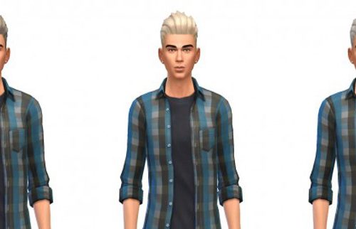 Short Spikey AM hair 12 recolors