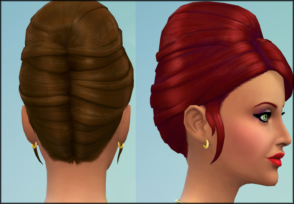 Higher Updo Hair For Females The Sims 4 Catalog 2261