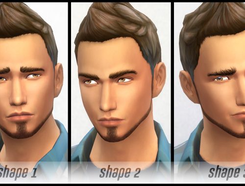 Masculine Eyebrows 3 Shapes