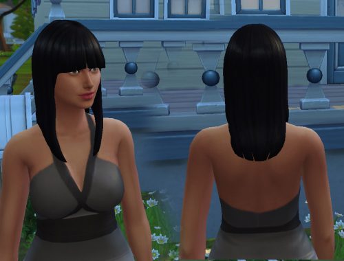 Straight Bangs Hair
