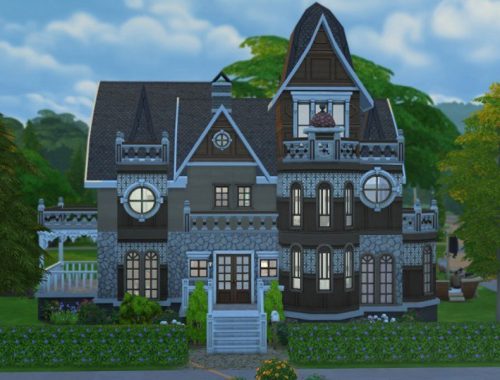 Gingerbread Victorian house