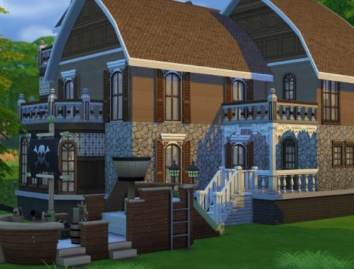 Gingerbread Victorian house