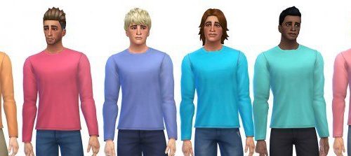 24 long sleeve t-shirts recolors