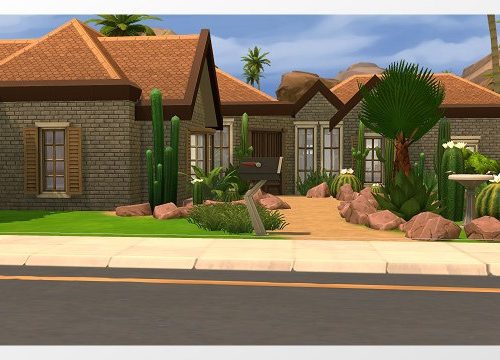Dusty road house