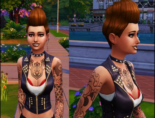 Pompadour Spikey Made Bigger hairstyle