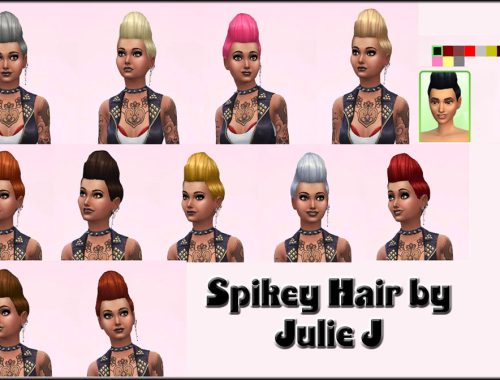Pompadour Spikey Made Bigger hairstyle