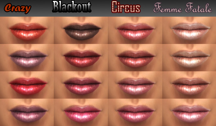 Original Doll 16 new lipglosses - The Sims 4 Catalog