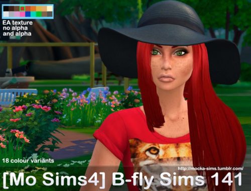 B-fly Sims 141 hair conversion