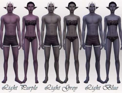 9 Dark Elf Skintones