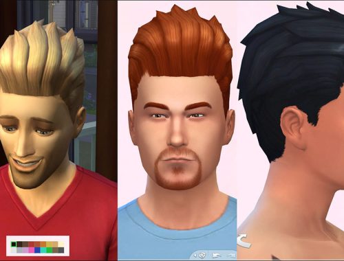 Male Spikey hair Taller