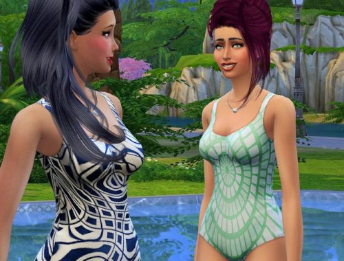 Set of 6 one piece swimsuits