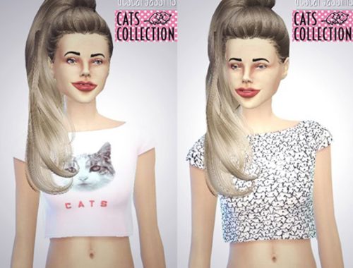 Crop Tops Cats Collection