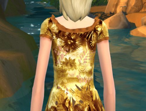 FLOWERS AND LEAVES top