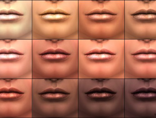 Natural dry lips