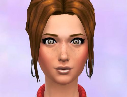 Pony Tail Low parted redone