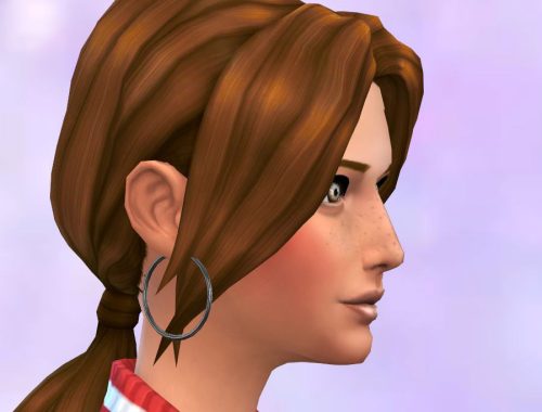 Pony Tail Low parted redone