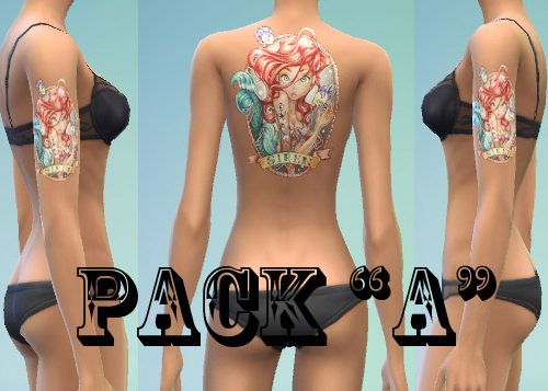Pin-up Girls Tattoo Pack #16