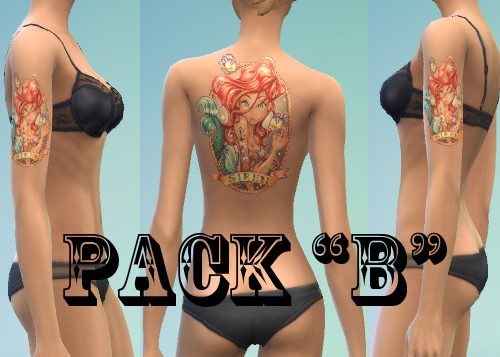 Pin-up Girls Tattoo Pack #16