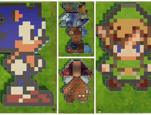 4 Pixel Houses + Bonus