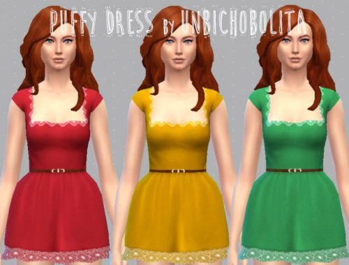 Puffy dress