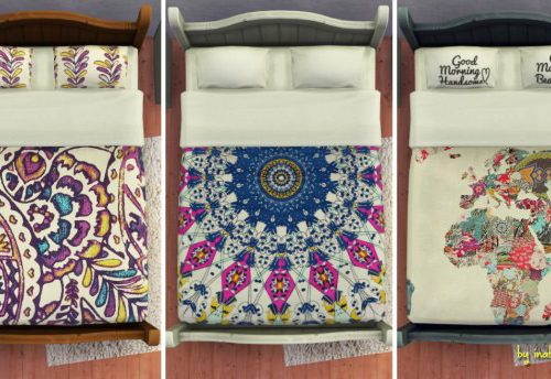 Non default rustic bed recolors