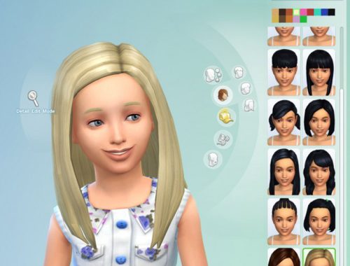 Rebekka EAs Volumized Straight Hair for Girls