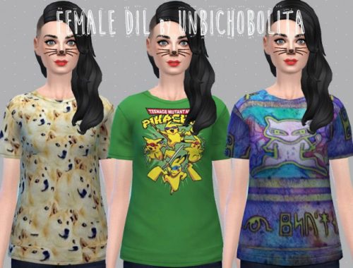 Female Dil t-shirts