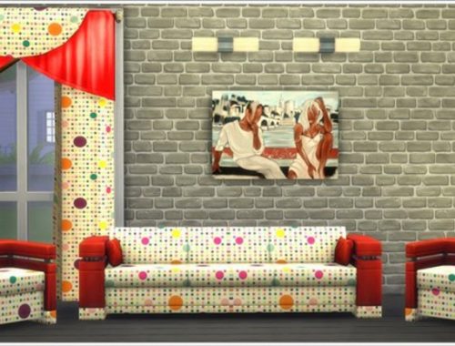 Cheerful Living Room Set