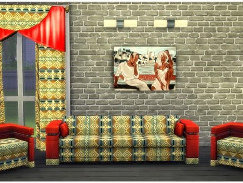 Cheerful Living Room Set