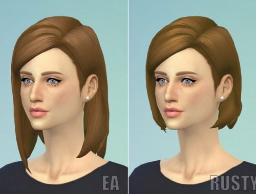 Medium Straight Parted hair edit