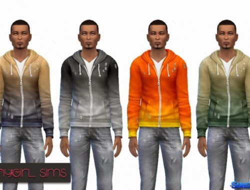 Faded Zip Up Hoodie