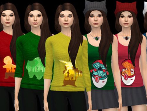 Pokemon tops