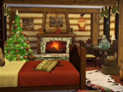 Christmas Log Cabin