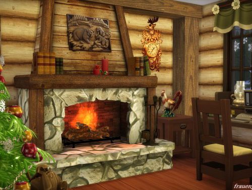 Christmas Log Cabin