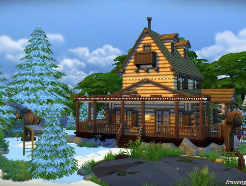 Christmas Log Cabin
