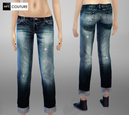 Low Waist Jeans - The Sims 4 Catalog