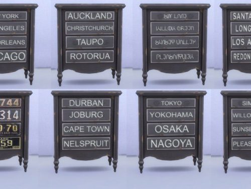 CITY EXPOSURE bedroom set
