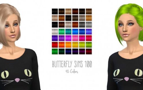 8 retextures each hair in 40 colors